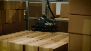 AmbiStack from Ambi Robotics stacking dense pallet